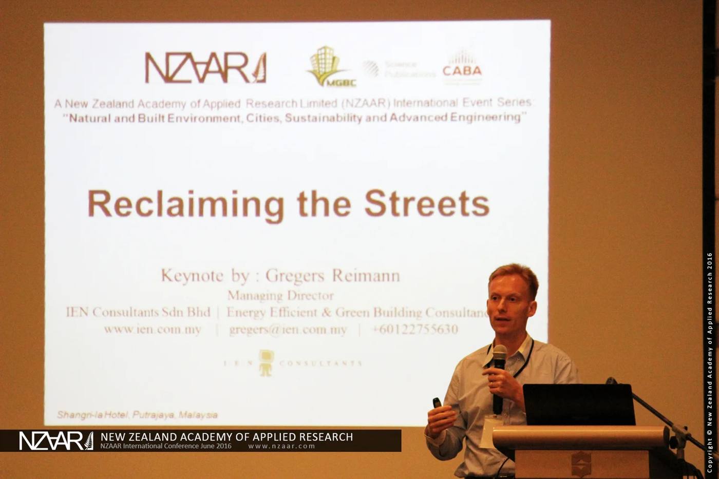 NZAAR June 2016 event series, Shangri-La Hotel, Putrajaya
